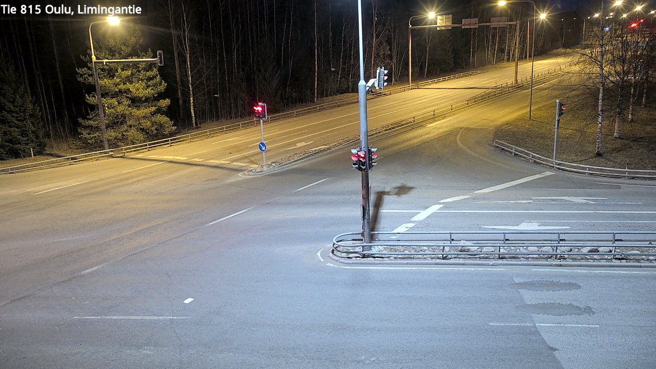 Weather Camera Image Väg 815 Oleåborg, Limingantie, Oulu, Pohjois-Pohjanmaa