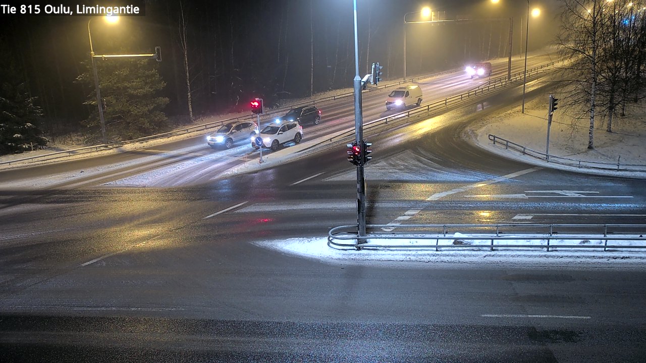 Weather Camera Image Väg 815 Oleåborg, Limingantie, Oulu, Pohjois-Pohjanmaa