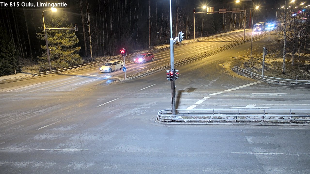 Weather Camera Image Väg 815 Oleåborg, Limingantie, Oulu, Pohjois-Pohjanmaa