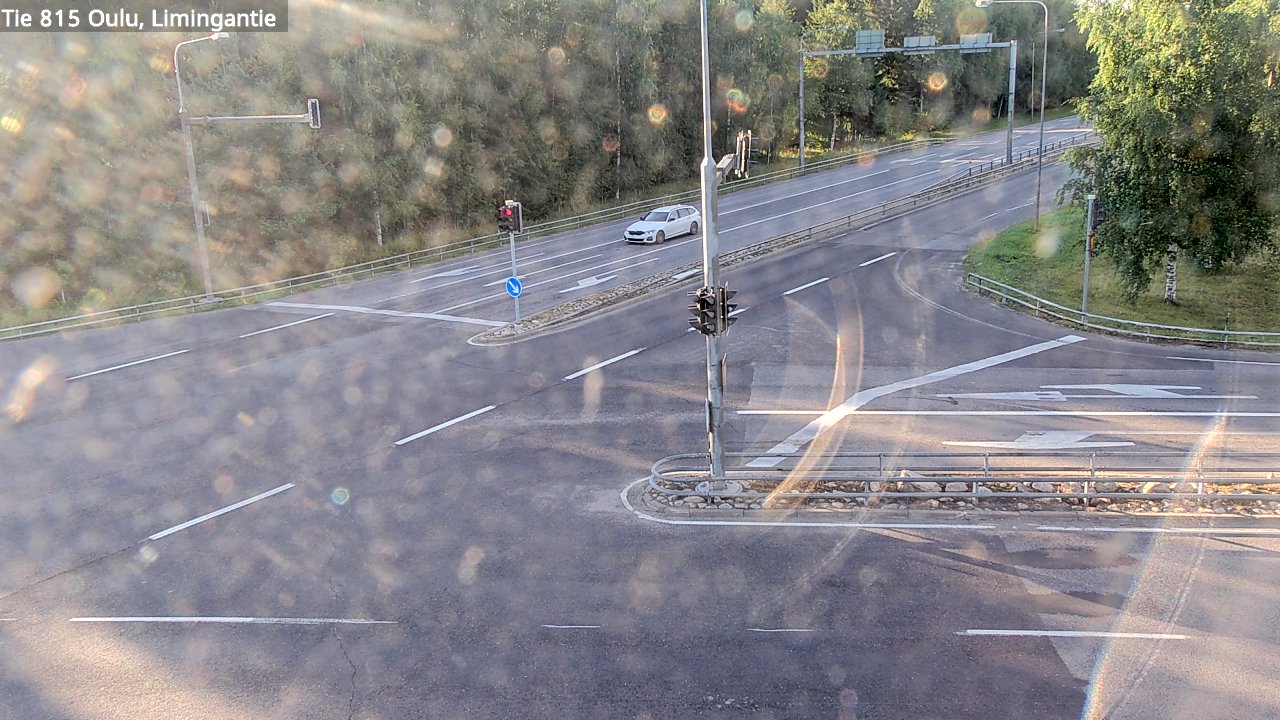 Weather Camera Image Väg 815 Oleåborg, Limingantie, Oulu, Pohjois-Pohjanmaa