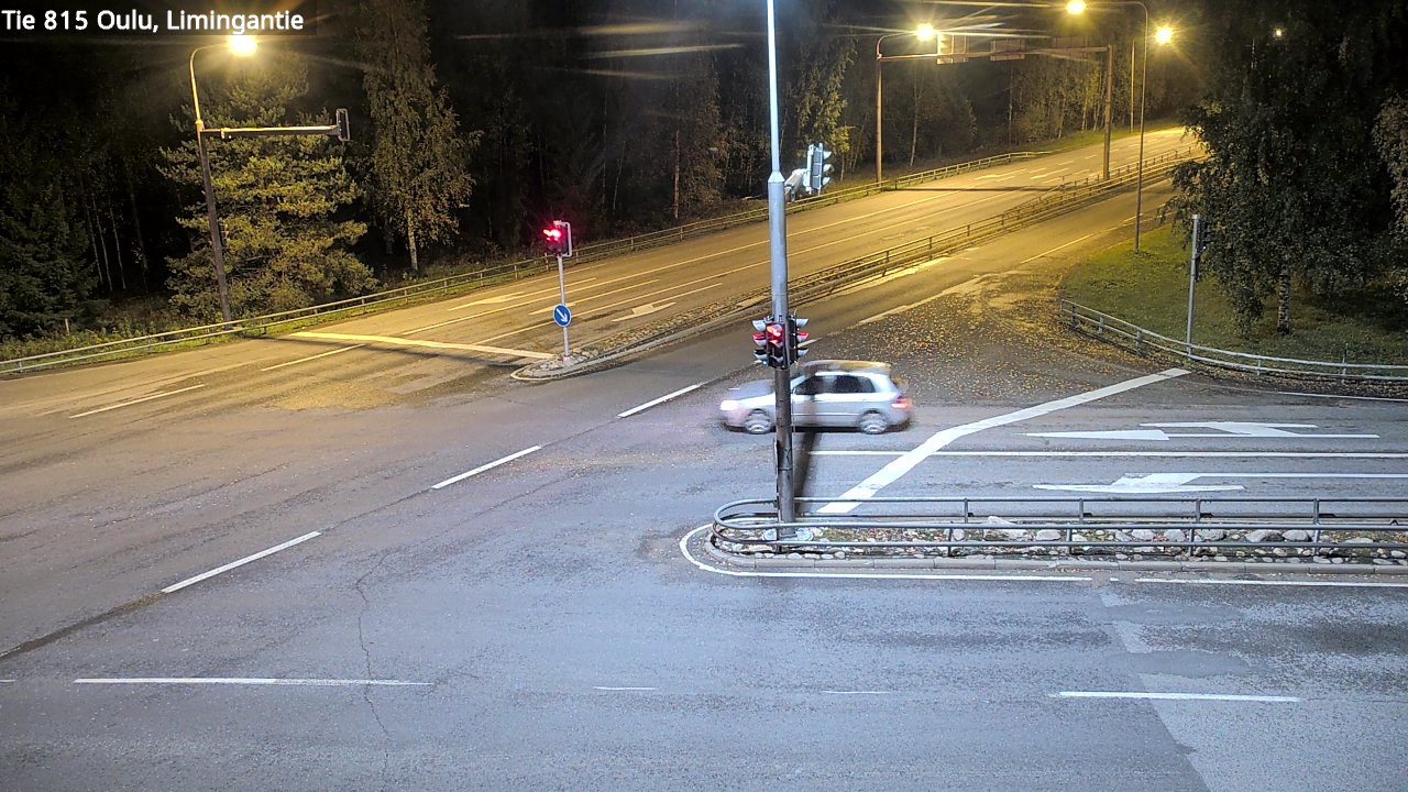 Weather Camera Image Väg 815 Oleåborg, Limingantie, Oulu, Pohjois-Pohjanmaa