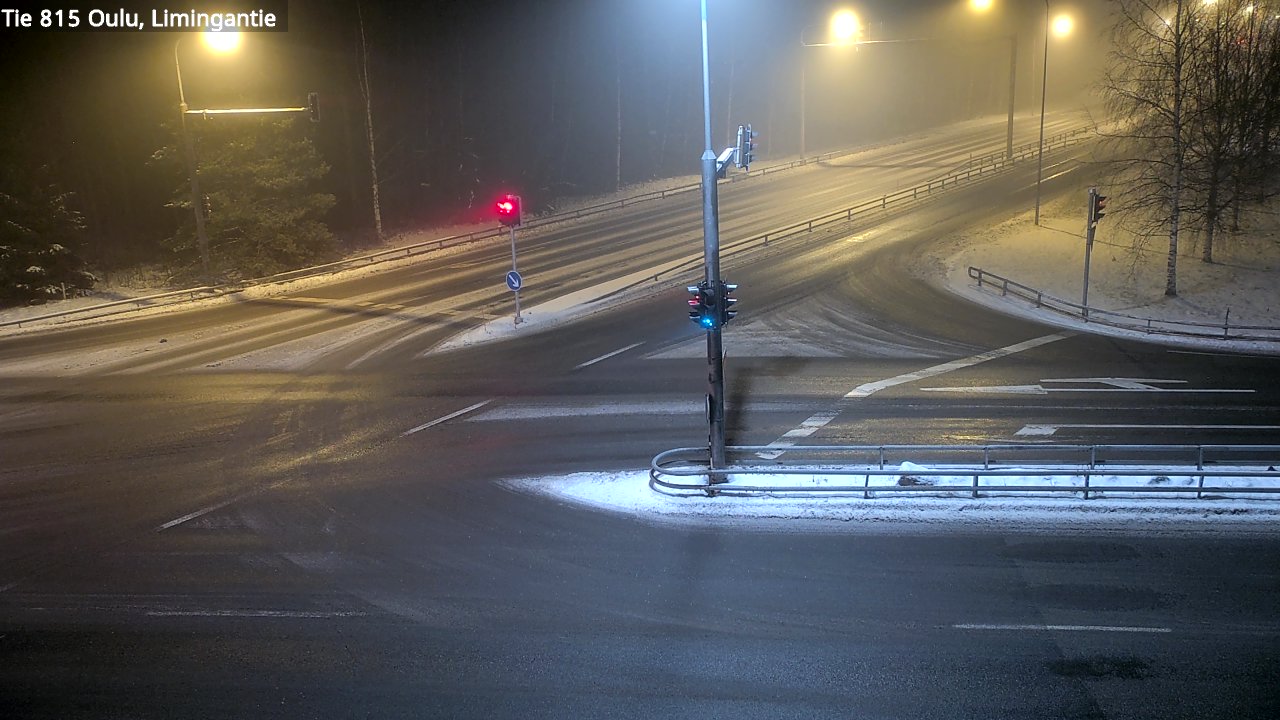 Weather Camera Image Väg 815 Oleåborg, Limingantie, Oulu, Pohjois-Pohjanmaa
