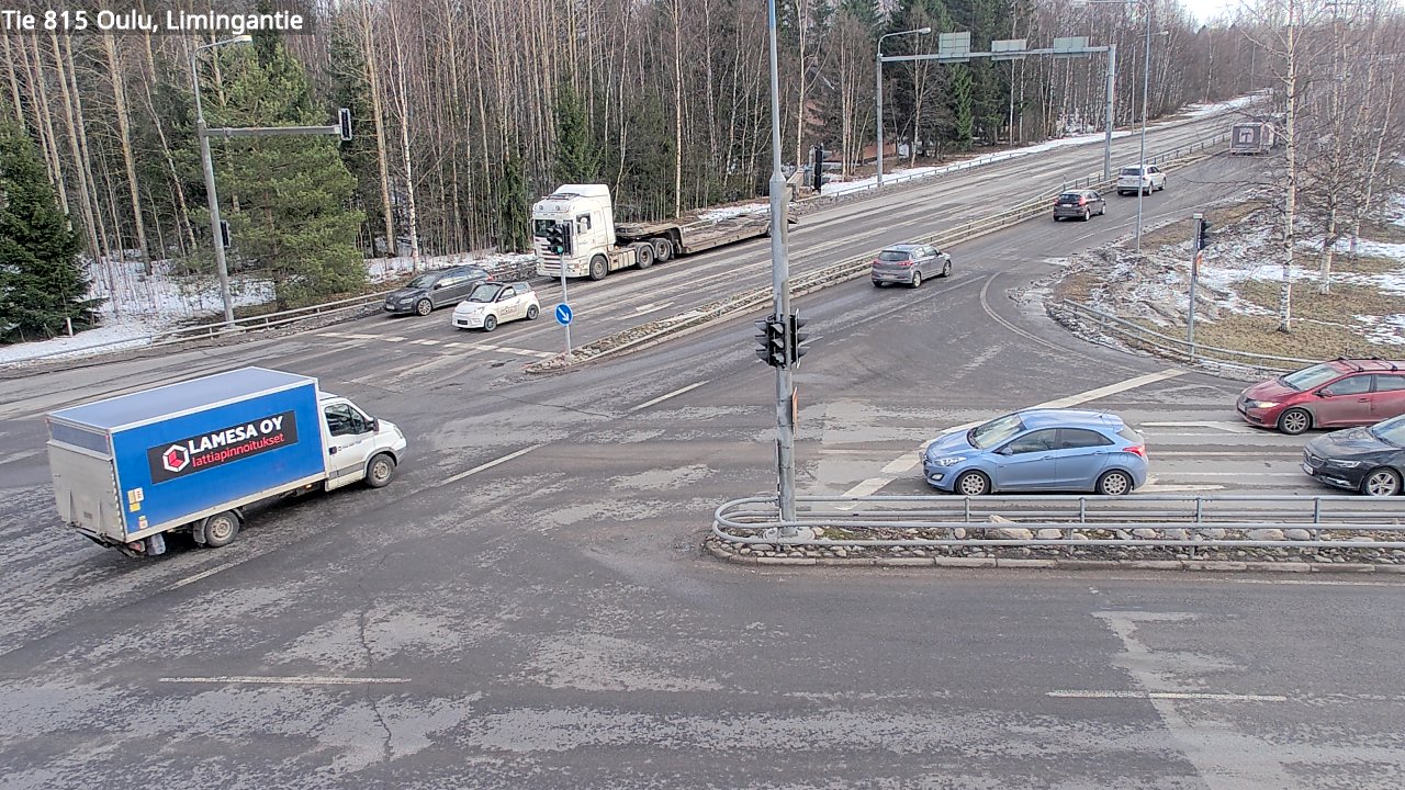 Weather Camera Image Road 815 Oulu, Limingantie, Oulu, Pohjois-Pohjanmaa