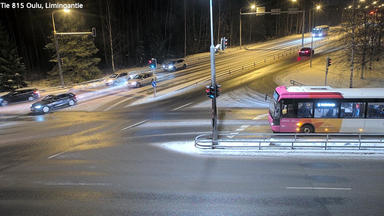 Weather Camera Image Väg 815 Oleåborg, Limingantie, Oulu, Pohjois-Pohjanmaa
