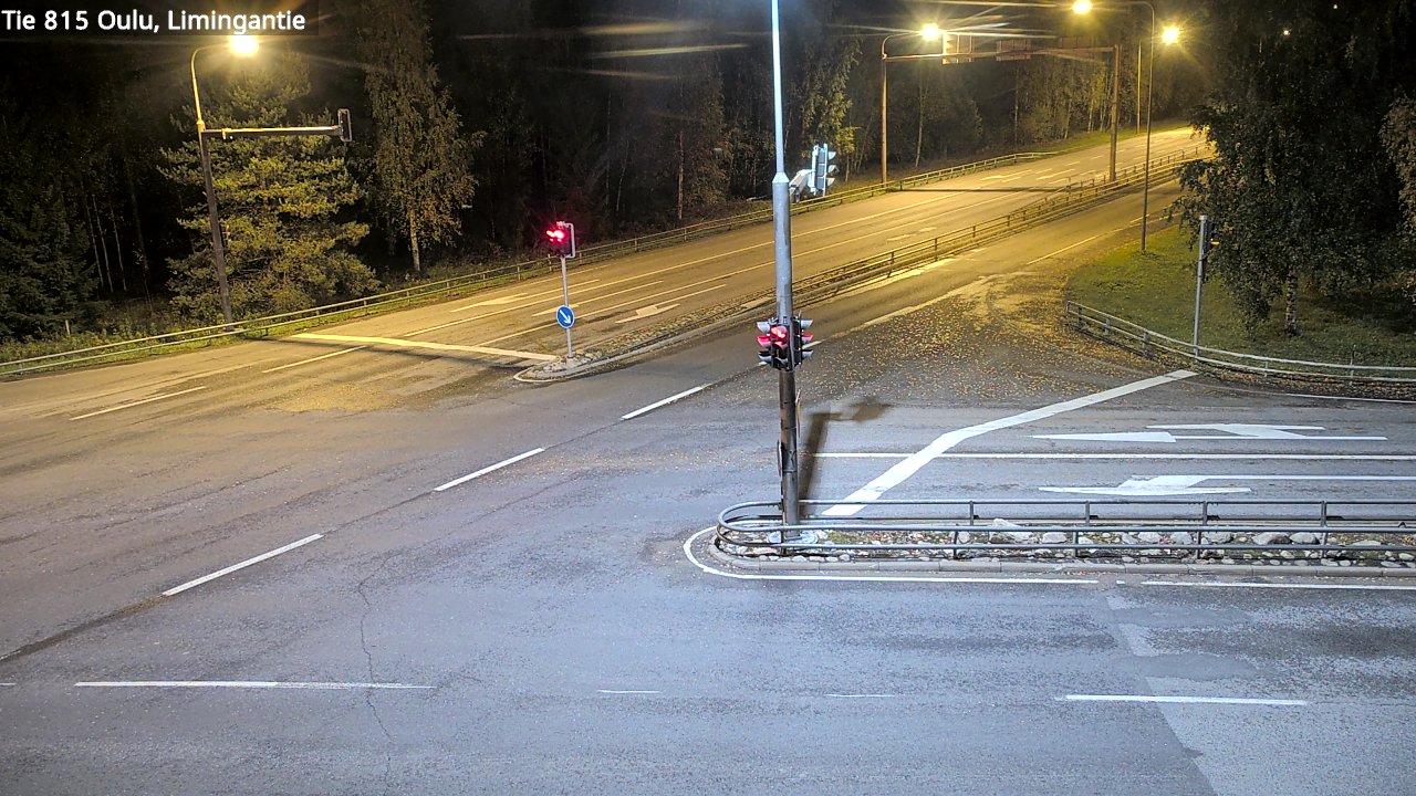 Weather Camera Image Väg 815 Oleåborg, Limingantie, Oulu, Pohjois-Pohjanmaa