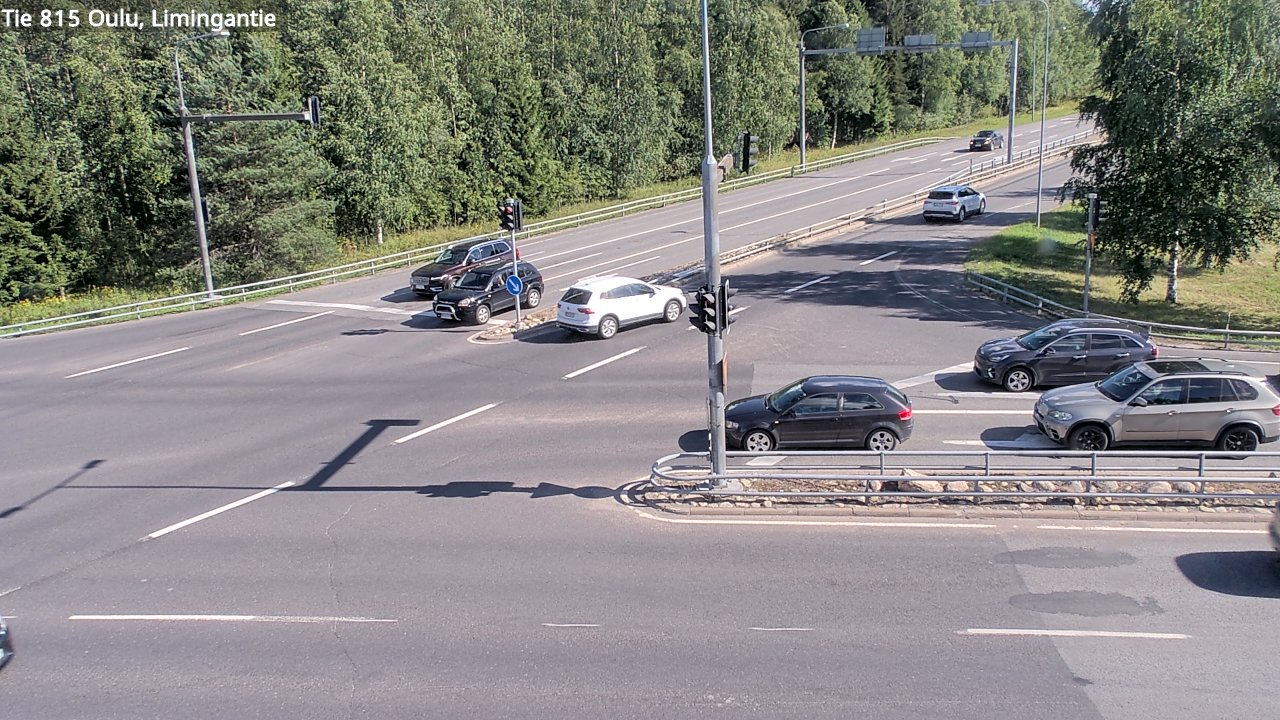 Weather Camera Image Väg 815 Oleåborg, Limingantie, Oulu, Pohjois-Pohjanmaa