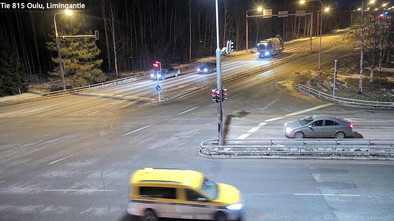 Weather Camera Image Väg 815 Oleåborg, Limingantie, Oulu, Pohjois-Pohjanmaa