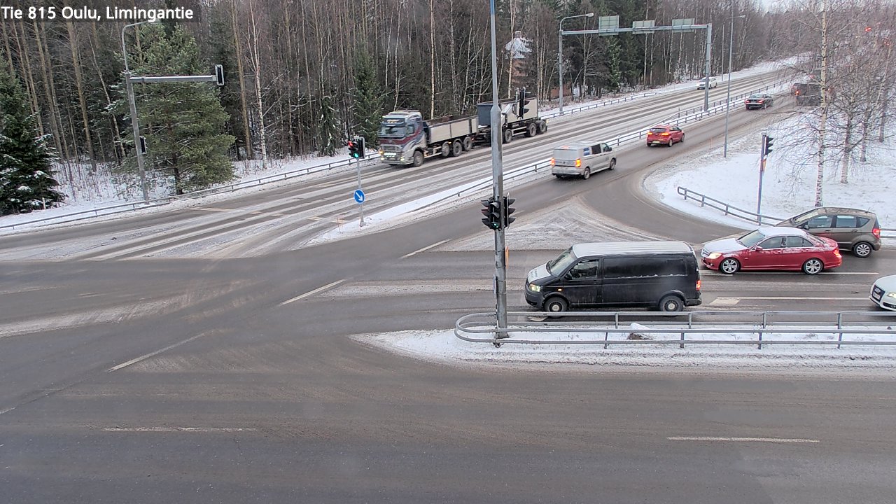 Weather Camera Image Väg 815 Oleåborg, Limingantie, Oulu, Pohjois-Pohjanmaa
