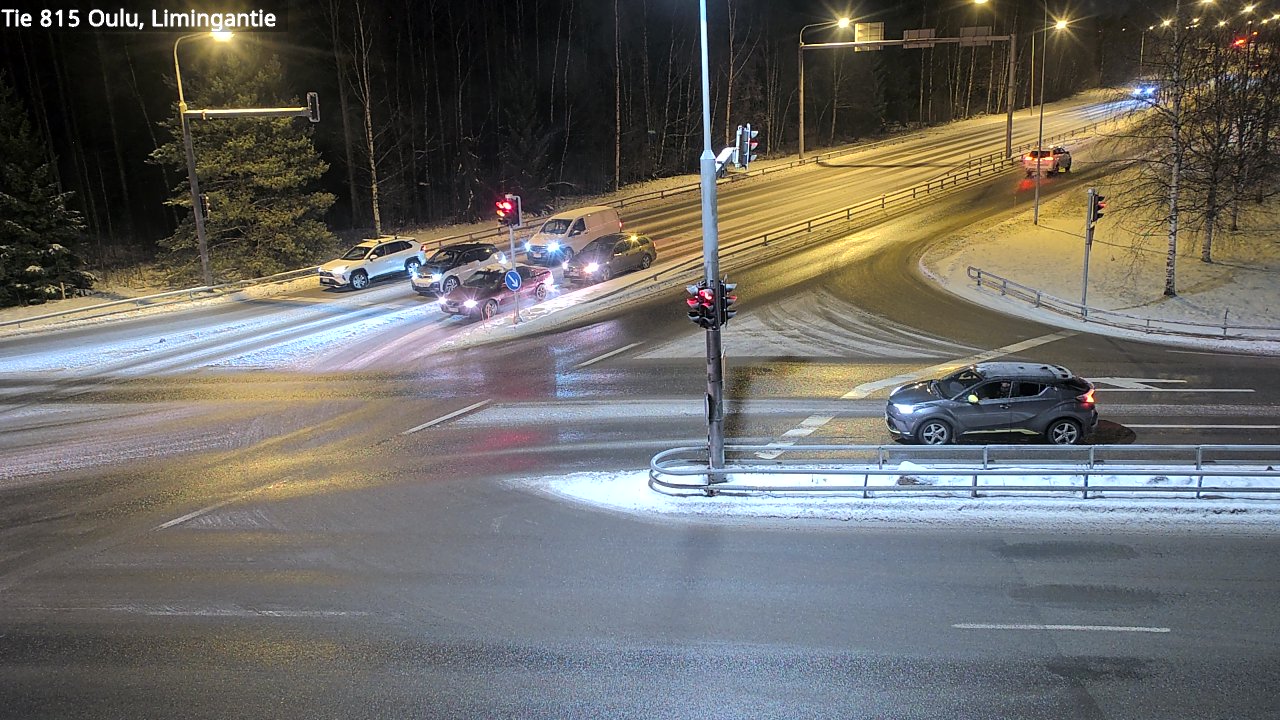 Weather Camera Image Väg 815 Oleåborg, Limingantie, Oulu, Pohjois-Pohjanmaa