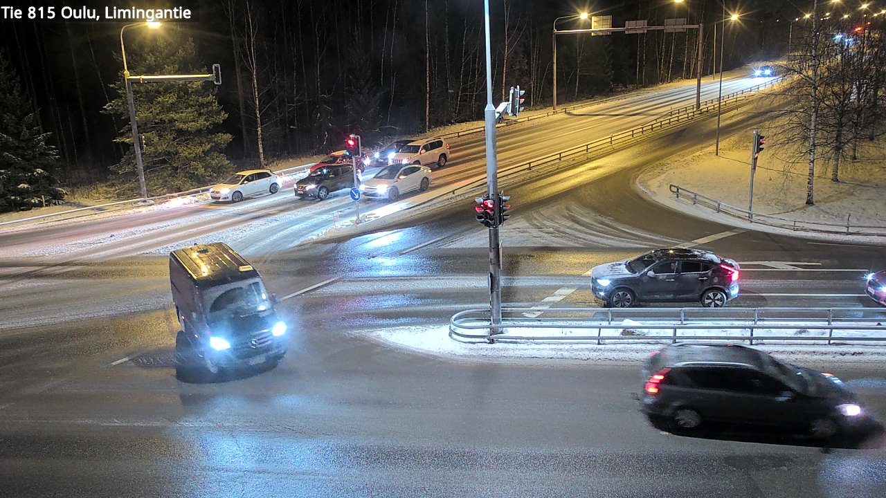 Weather Camera Image Väg 815 Oleåborg, Limingantie, Oulu, Pohjois-Pohjanmaa