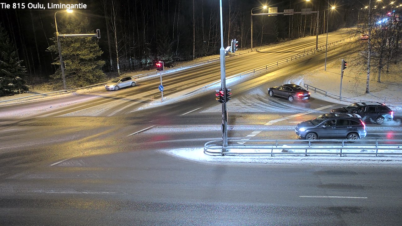 Weather Camera Image Väg 815 Oleåborg, Limingantie, Oulu, Pohjois-Pohjanmaa