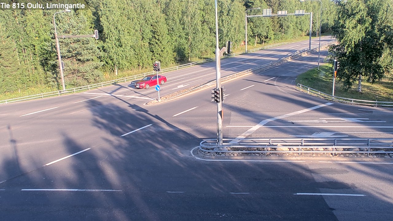 Weather Camera Image Väg 815 Oleåborg, Limingantie, Oulu, Pohjois-Pohjanmaa