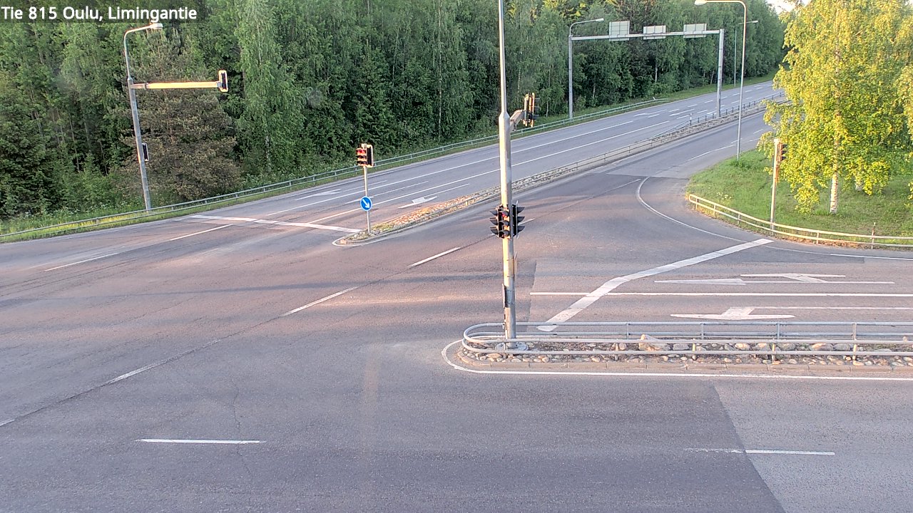 Weather Camera Image Road 815 Oulu, Limingantie, Oulu, Pohjois-Pohjanmaa