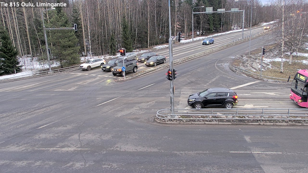 Weather Camera Image Väg 815 Oleåborg, Limingantie, Oulu, Pohjois-Pohjanmaa