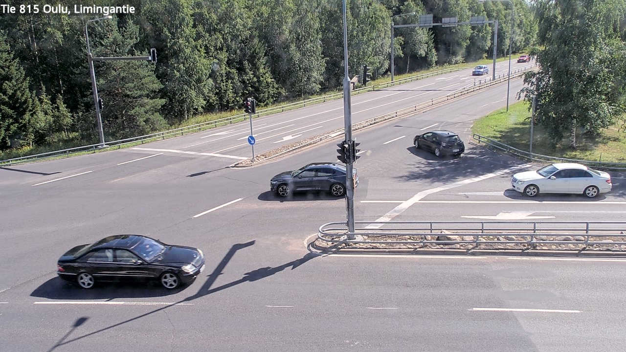 Weather Camera Image Väg 815 Oleåborg, Limingantie, Oulu, Pohjois-Pohjanmaa