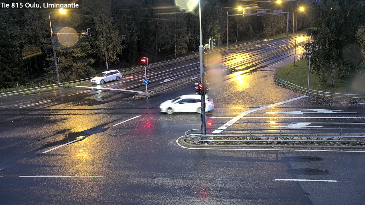 Weather Camera Image Väg 815 Oleåborg, Limingantie, Oulu, Pohjois-Pohjanmaa