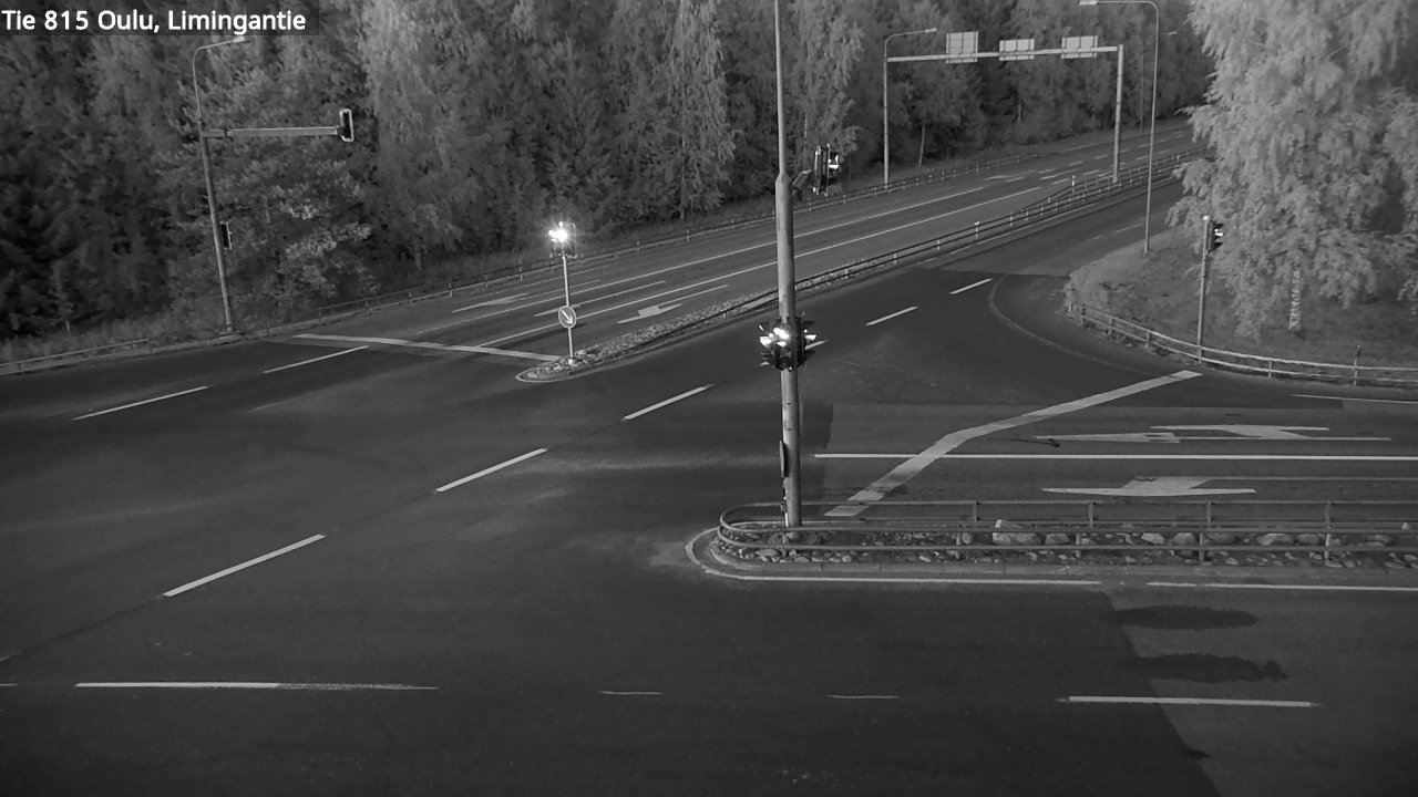 Weather Camera Image Väg 815 Oleåborg, Limingantie, Oulu, Pohjois-Pohjanmaa