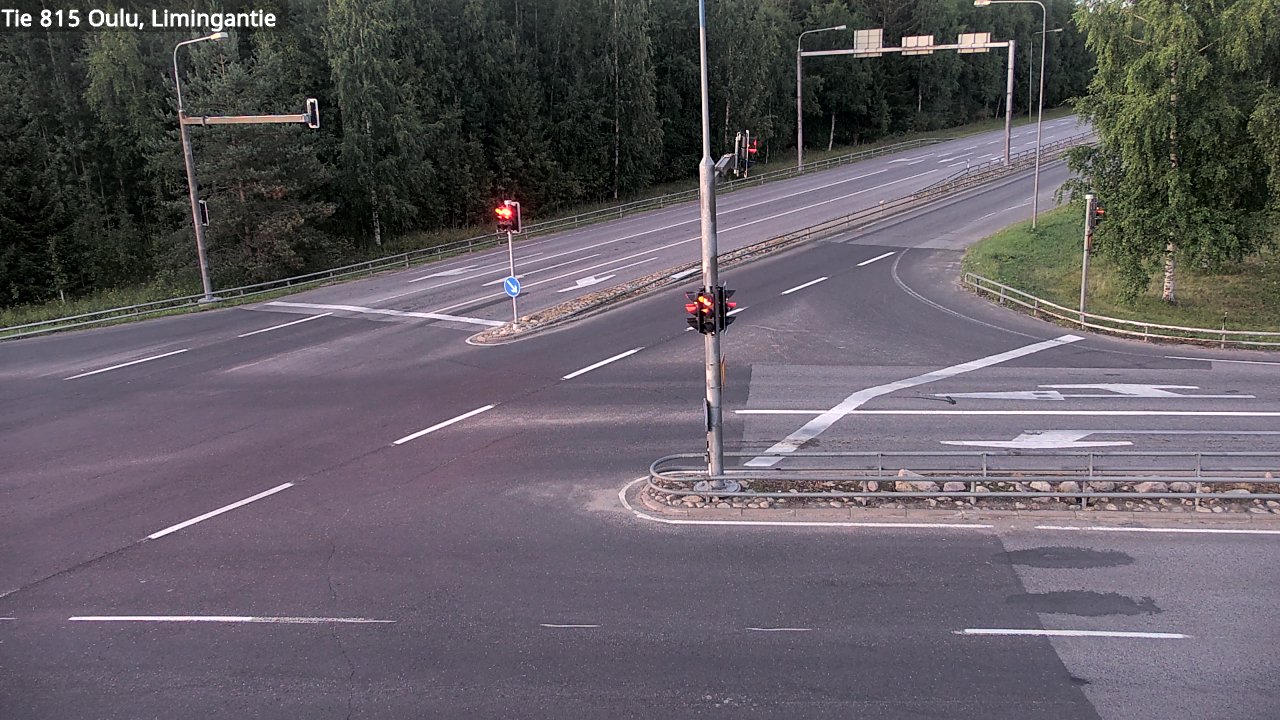 Weather Camera Image Väg 815 Oleåborg, Limingantie, Oulu, Pohjois-Pohjanmaa
