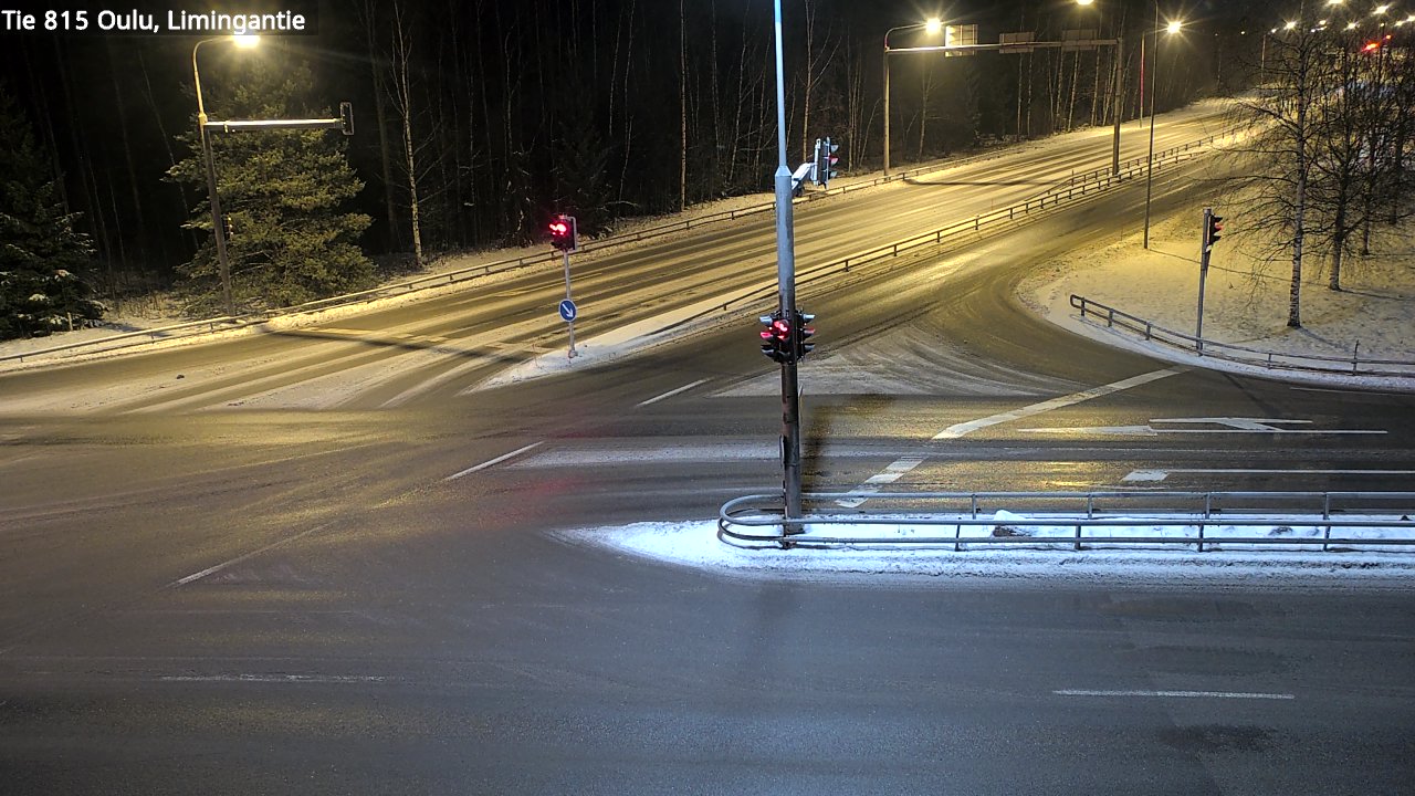 Weather Camera Image Väg 815 Oleåborg, Limingantie, Oulu, Pohjois-Pohjanmaa