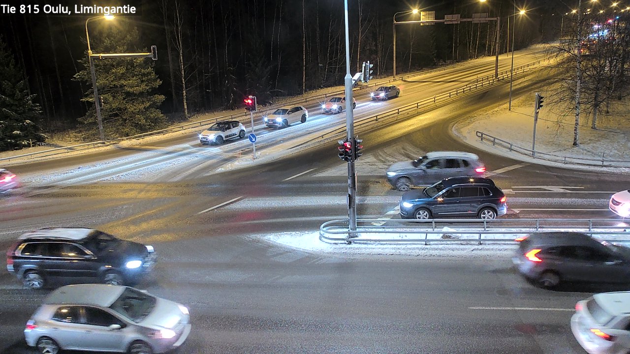 Weather Camera Image Väg 815 Oleåborg, Limingantie, Oulu, Pohjois-Pohjanmaa