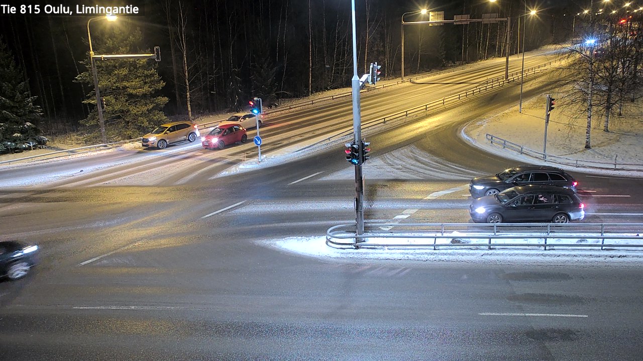 Weather Camera Image Väg 815 Oleåborg, Limingantie, Oulu, Pohjois-Pohjanmaa