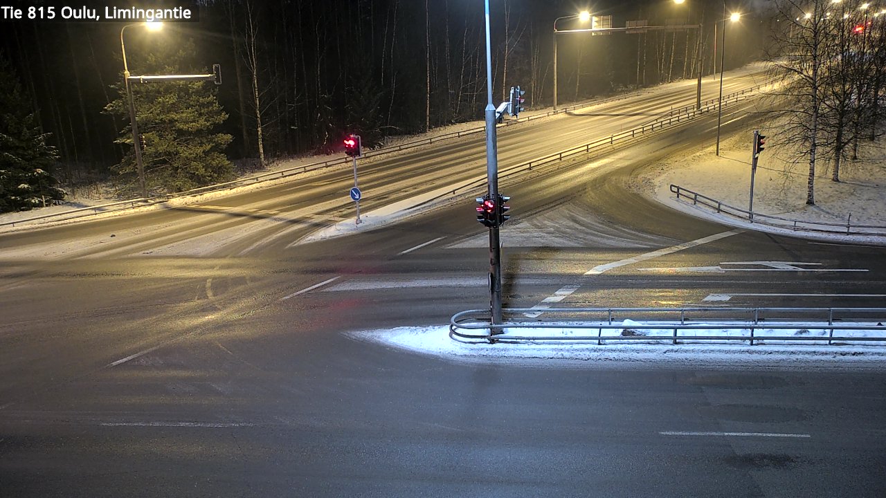 Weather Camera Image Väg 815 Oleåborg, Limingantie, Oulu, Pohjois-Pohjanmaa