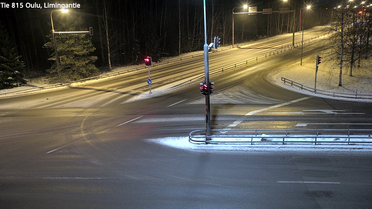 Weather Camera Image Väg 815 Oleåborg, Limingantie, Oulu, Pohjois-Pohjanmaa