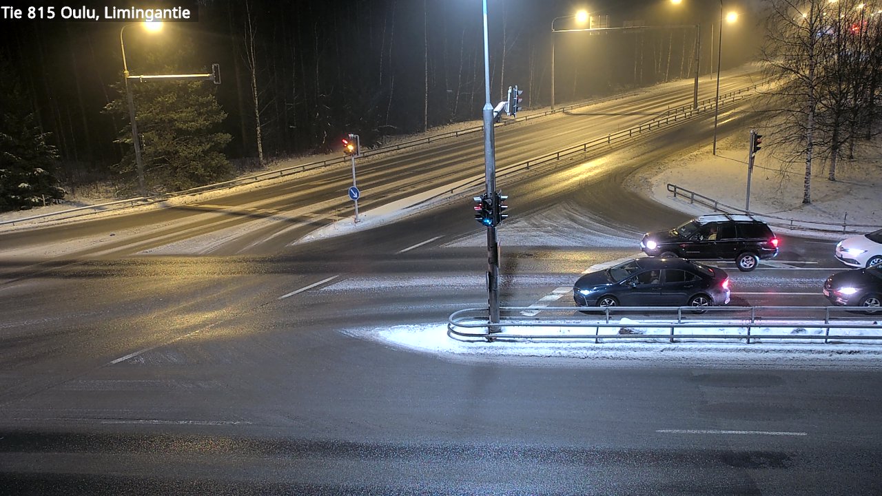 Weather Camera Image Väg 815 Oleåborg, Limingantie, Oulu, Pohjois-Pohjanmaa