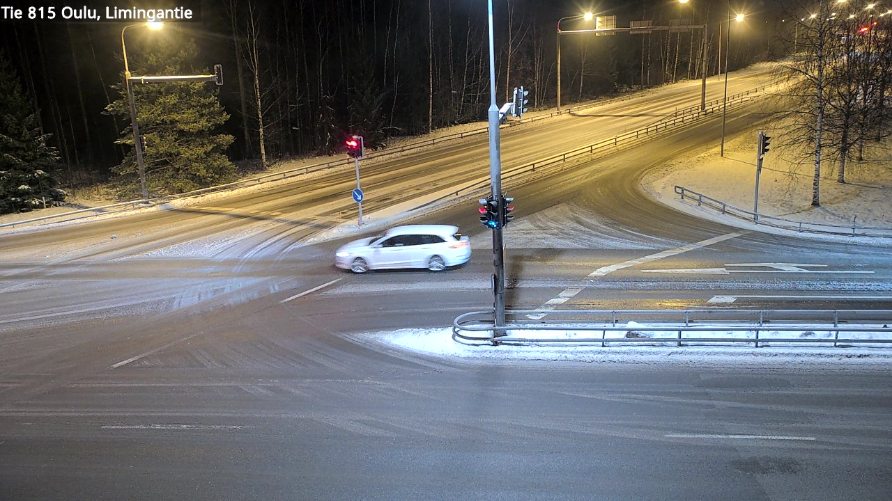 Weather Camera Image Väg 815 Oleåborg, Limingantie, Oulu, Pohjois-Pohjanmaa
