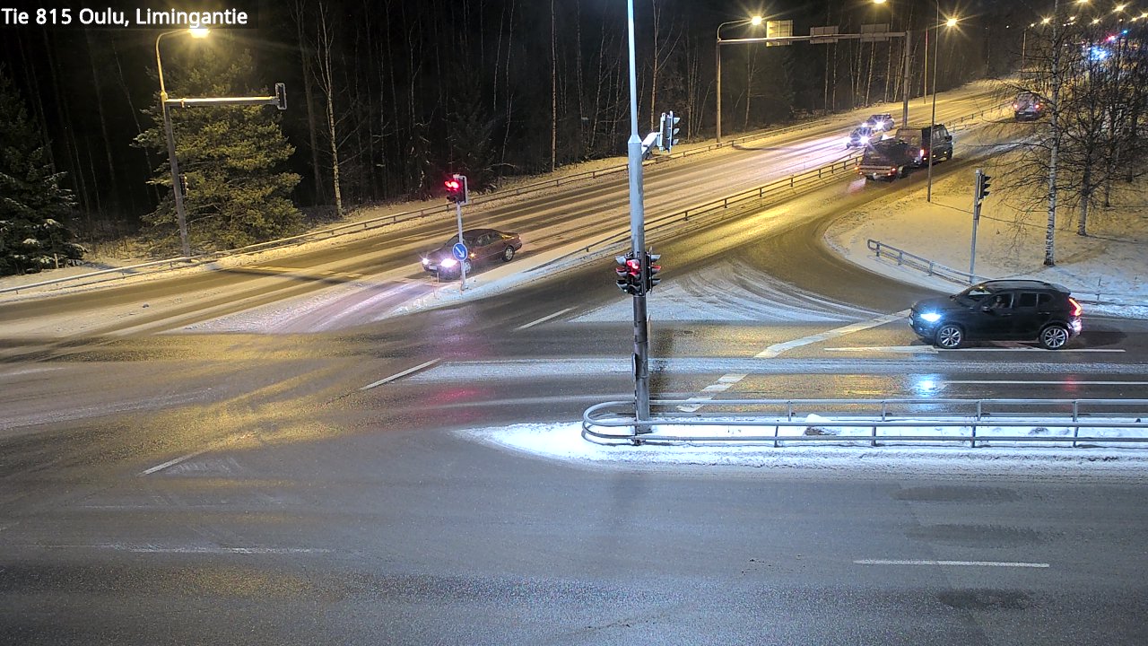Weather Camera Image Väg 815 Oleåborg, Limingantie, Oulu, Pohjois-Pohjanmaa