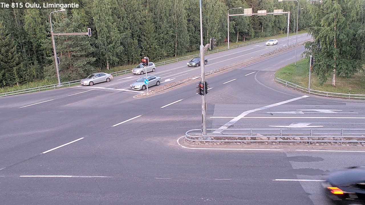 Weather Camera Image Väg 815 Oleåborg, Limingantie, Oulu, Pohjois-Pohjanmaa
