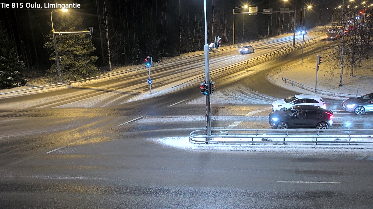 Weather Camera Image Väg 815 Oleåborg, Limingantie, Oulu, Pohjois-Pohjanmaa