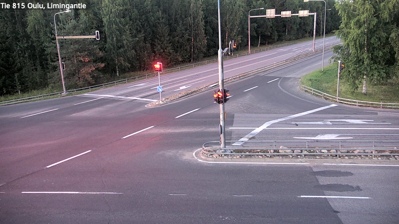 Weather Camera Image Väg 815 Oleåborg, Limingantie, Oulu, Pohjois-Pohjanmaa
