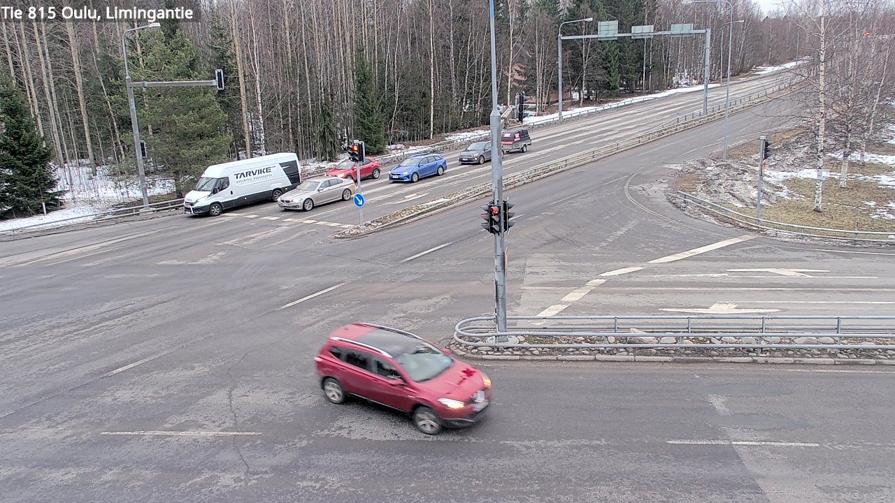 Weather Camera Image Väg 815 Oleåborg, Limingantie, Oulu, Pohjois-Pohjanmaa