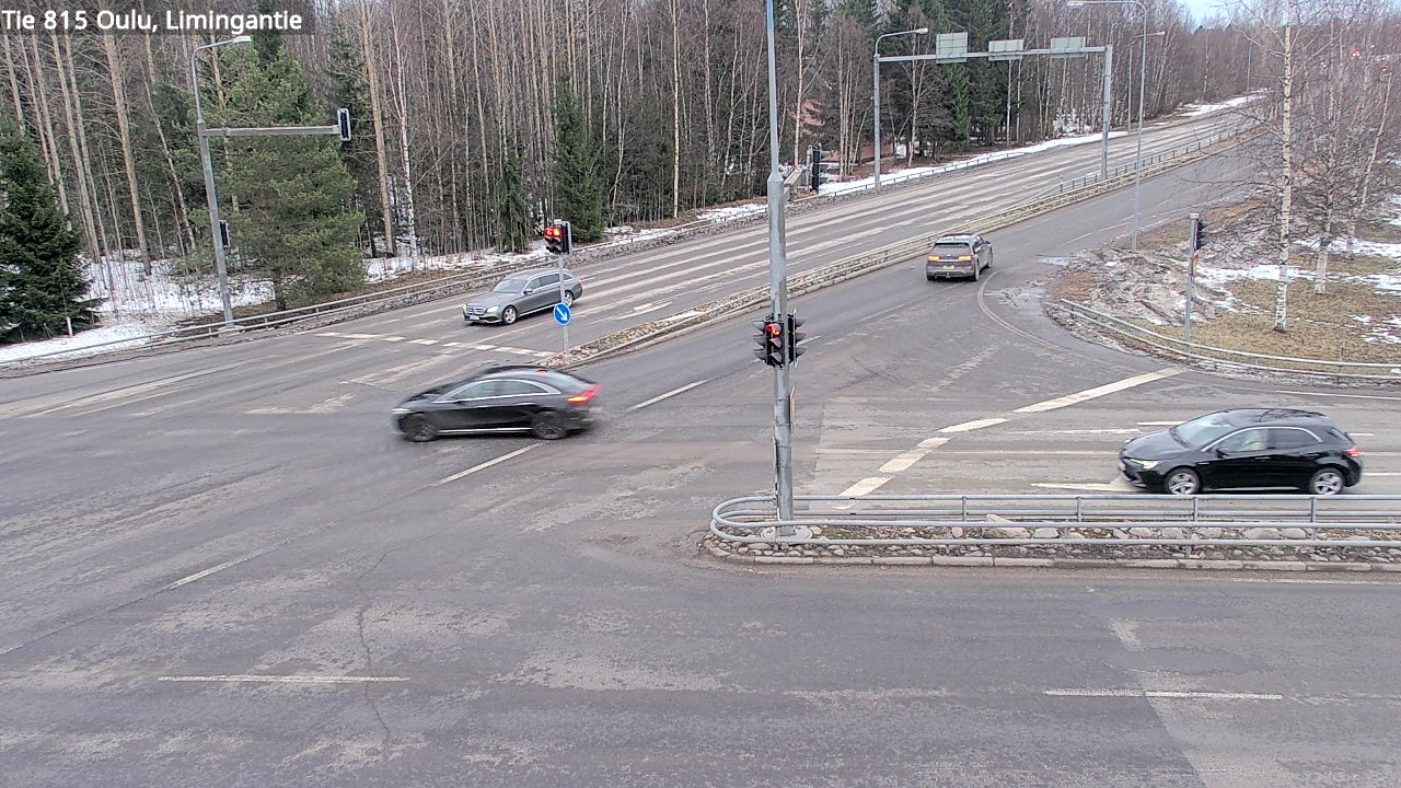 Weather Camera Image Väg 815 Oleåborg, Limingantie, Oulu, Pohjois-Pohjanmaa