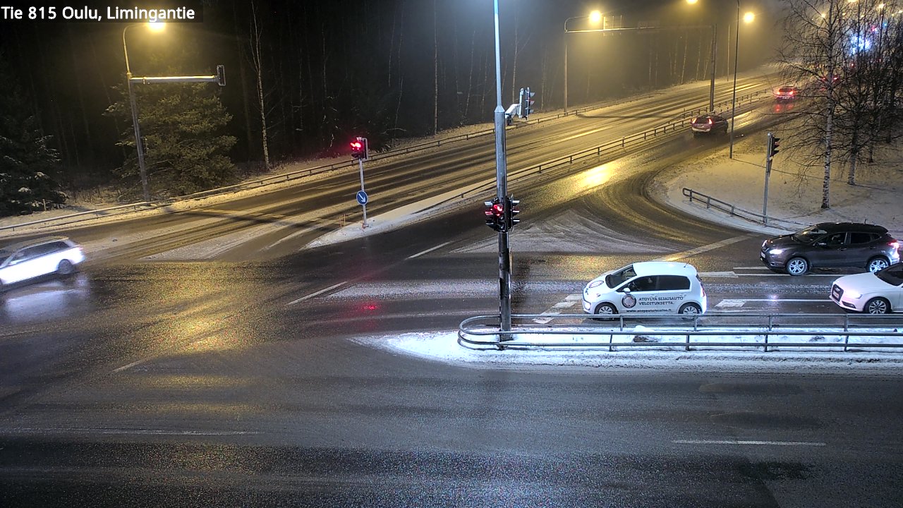 Weather Camera Image Väg 815 Oleåborg, Limingantie, Oulu, Pohjois-Pohjanmaa