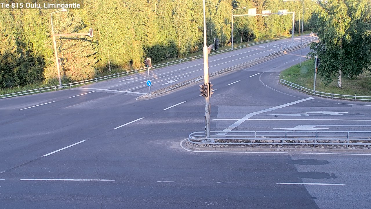Weather Camera Image Väg 815 Oleåborg, Limingantie, Oulu, Pohjois-Pohjanmaa