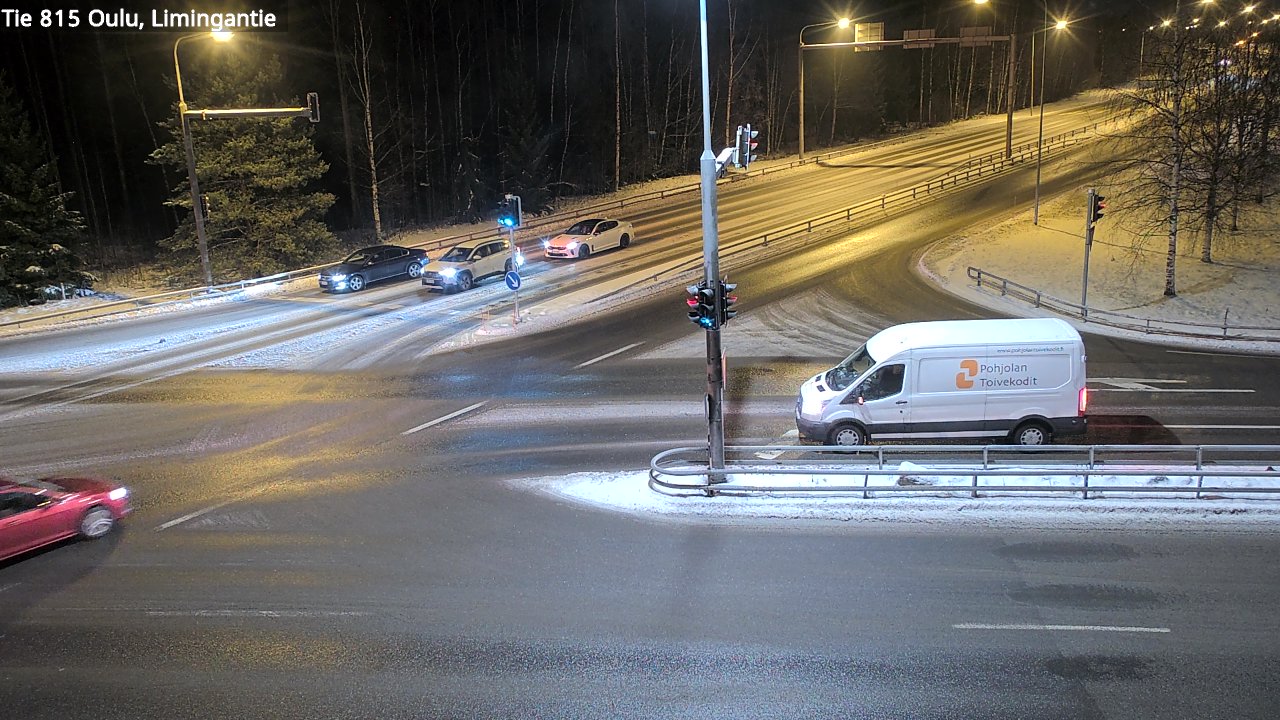 Weather Camera Image Väg 815 Oleåborg, Limingantie, Oulu, Pohjois-Pohjanmaa