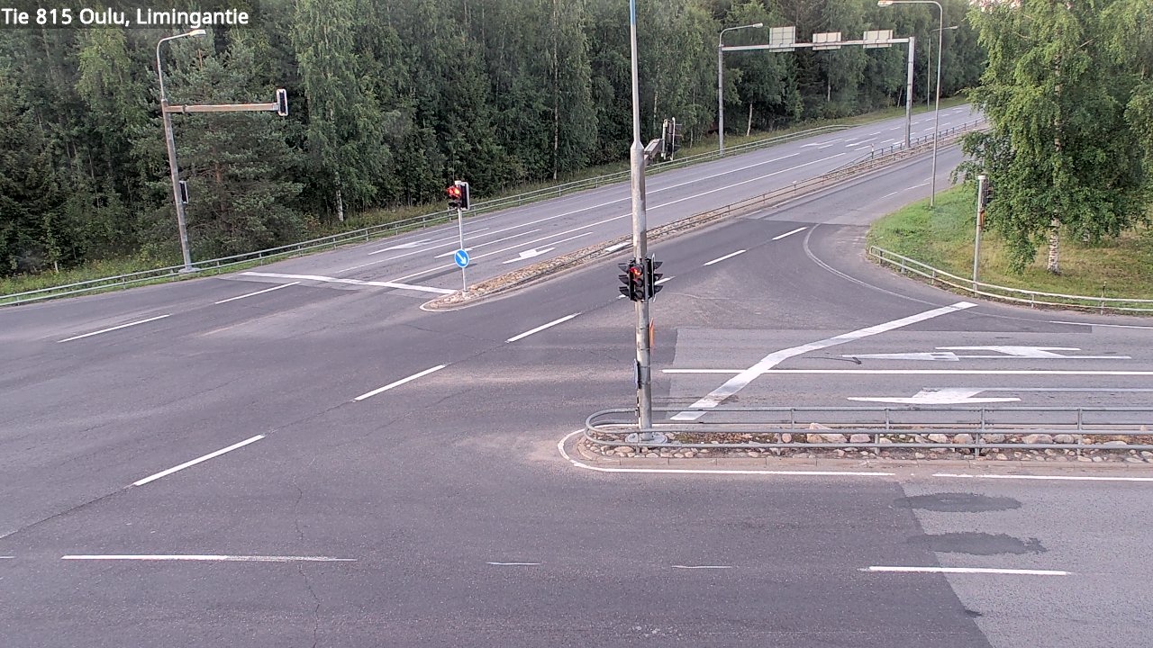 Weather Camera Image Väg 815 Oleåborg, Limingantie, Oulu, Pohjois-Pohjanmaa