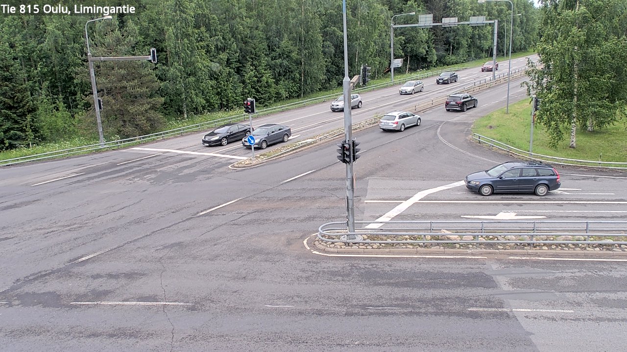 Weather Camera Image Väg 815 Oleåborg, Limingantie, Oulu, Pohjois-Pohjanmaa