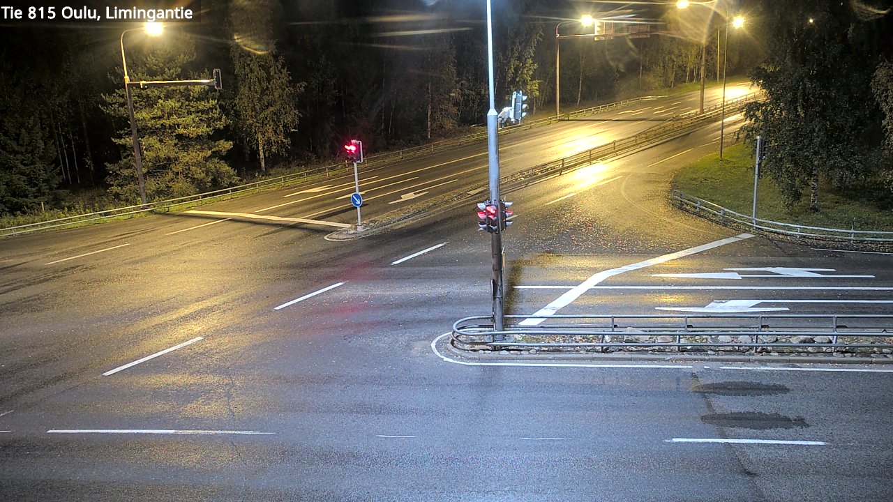 Weather Camera Image Väg 815 Oleåborg, Limingantie, Oulu, Pohjois-Pohjanmaa