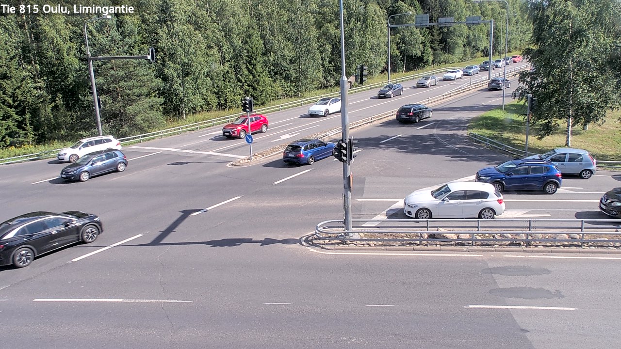 Weather Camera Image Väg 815 Oleåborg, Limingantie, Oulu, Pohjois-Pohjanmaa