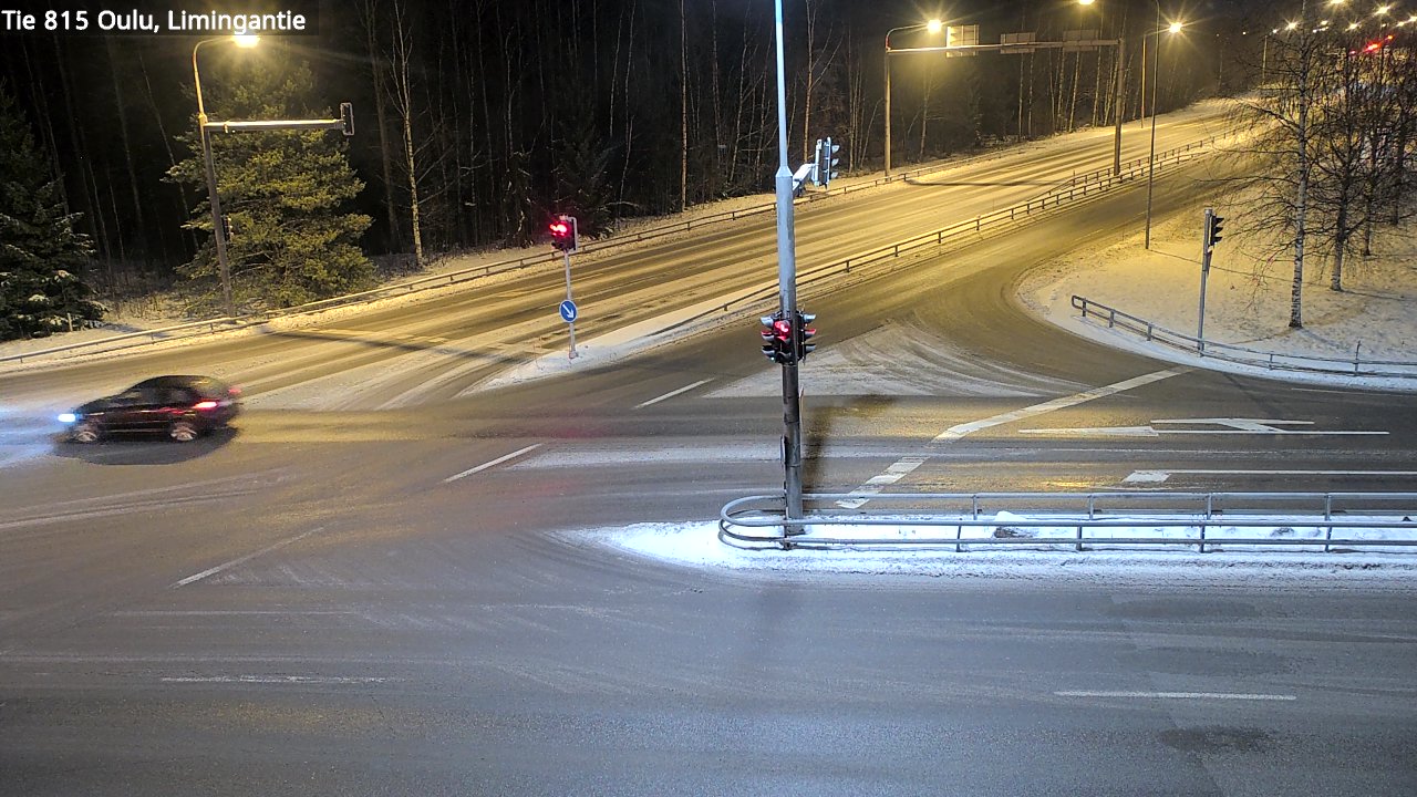 Weather Camera Image Väg 815 Oleåborg, Limingantie, Oulu, Pohjois-Pohjanmaa
