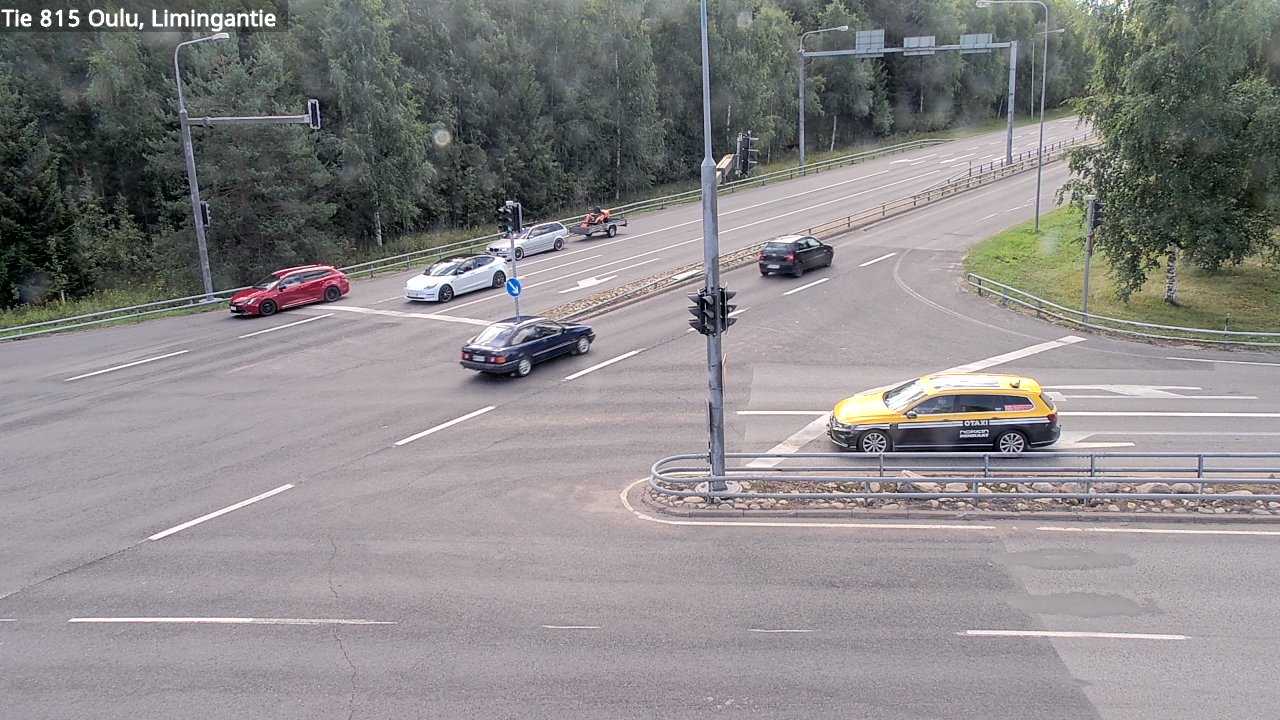 Weather Camera Image Väg 815 Oleåborg, Limingantie, Oulu, Pohjois-Pohjanmaa