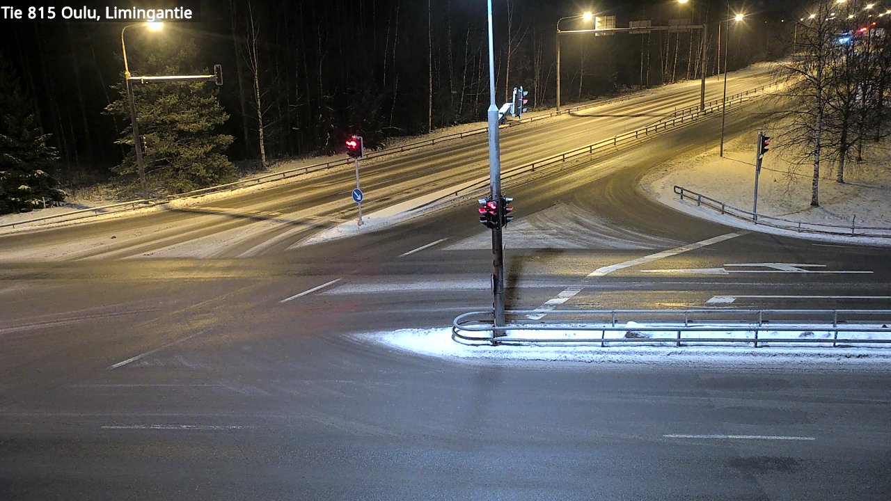 Weather Camera Image Väg 815 Oleåborg, Limingantie, Oulu, Pohjois-Pohjanmaa