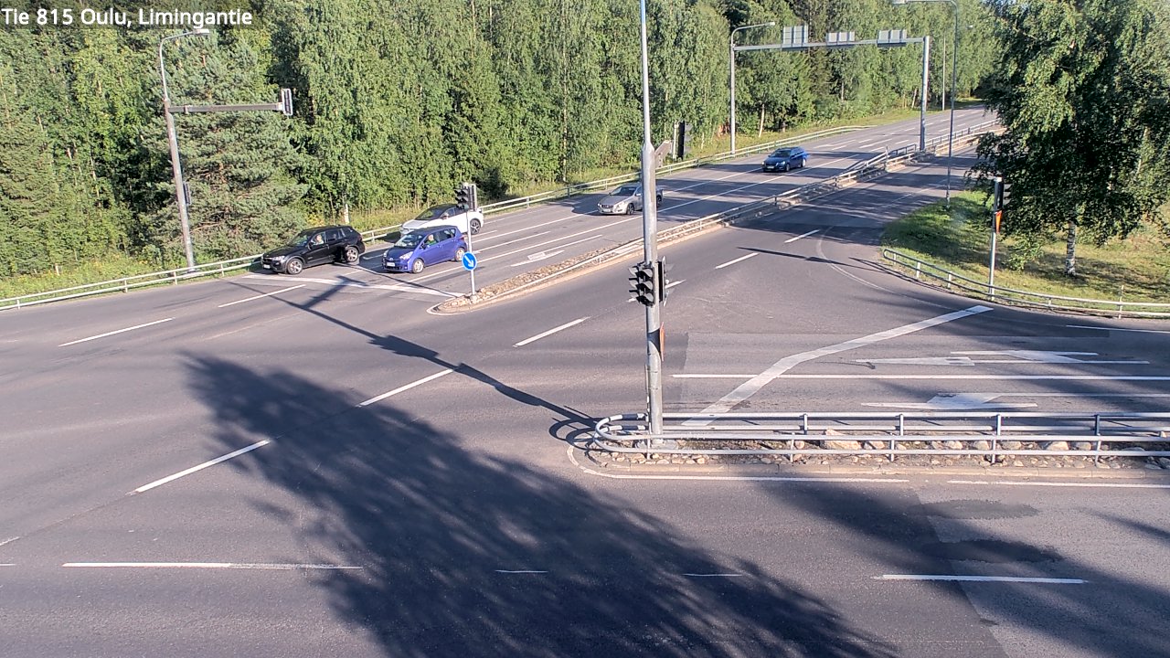 Weather Camera Image Väg 815 Oleåborg, Limingantie, Oulu, Pohjois-Pohjanmaa