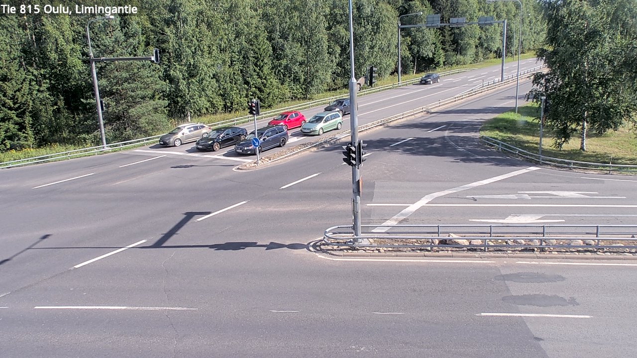 Weather Camera Image Väg 815 Oleåborg, Limingantie, Oulu, Pohjois-Pohjanmaa