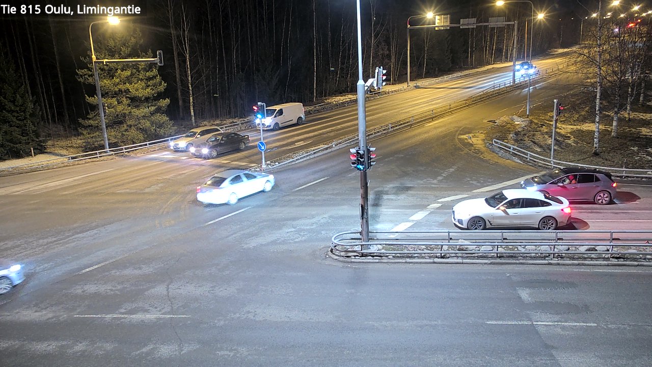 Weather Camera Image Väg 815 Oleåborg, Limingantie, Oulu, Pohjois-Pohjanmaa
