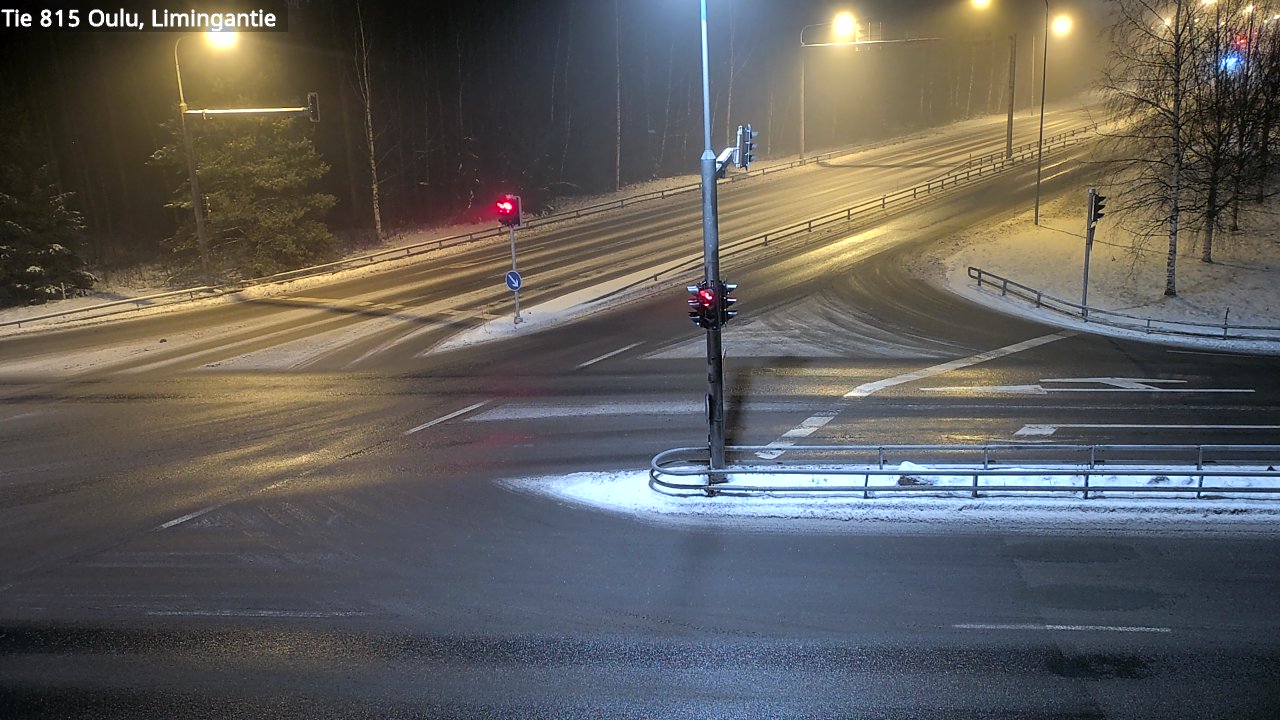 Weather Camera Image Väg 815 Oleåborg, Limingantie, Oulu, Pohjois-Pohjanmaa