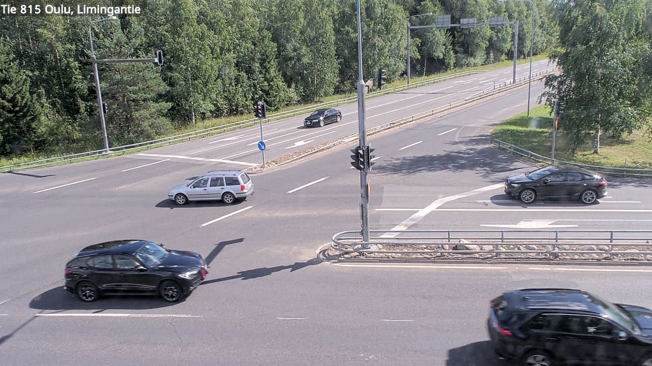 Weather Camera Image Väg 815 Oleåborg, Limingantie, Oulu, Pohjois-Pohjanmaa